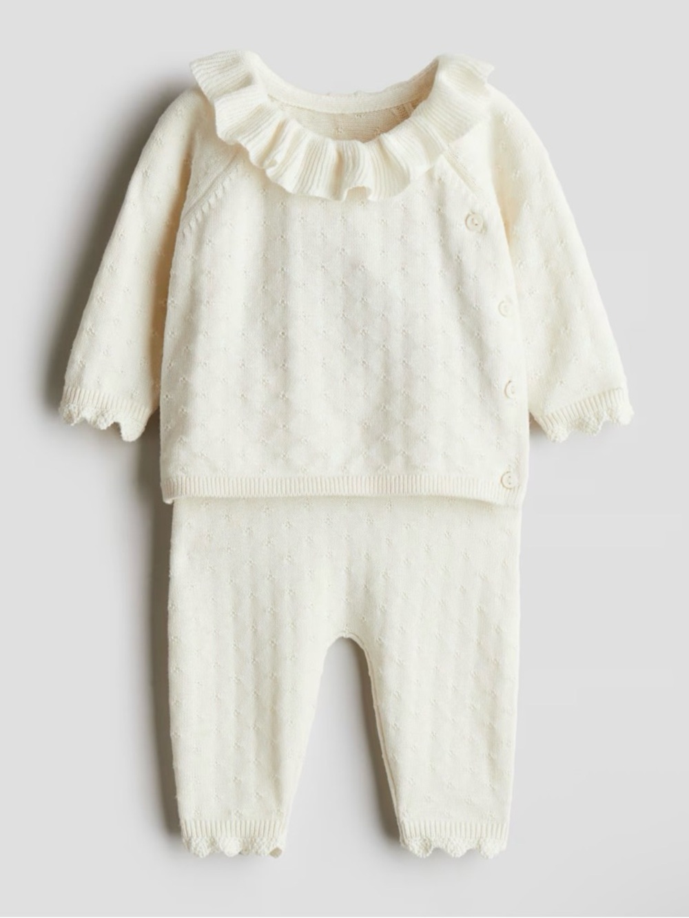 H&M Organic Cotton Baby Knit Set